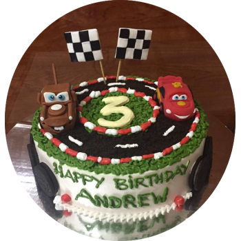 Mc Queen & Mater Truck Cake